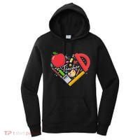 Cute Teacher School Tools Heart Women's Hoodie thumb 0