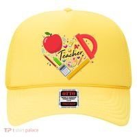 Cute Teacher School Tools Heart Hat thumb 0