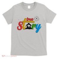 Christmas True Story Christian Nativity Scene T-Shirt thumb 0