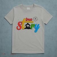 Christmas True Story Christian Nativity Scene T-Shirt thumb 5