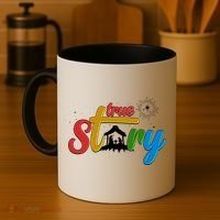 Christmas True Story Christian Nativity Scene Coffee Mug thumb 4