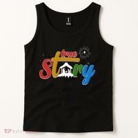 Christmas True Story Christian Nativity Scene Tank Top thumb 2