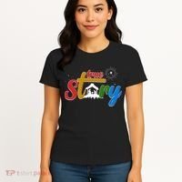 Christmas True Story Christian Nativity Scene Women's T-Shirt thumb 4