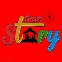 Christmas True Story Christian Nativity Scene Santa Hat thumb 1