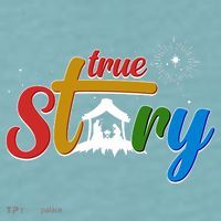 Christmas True Story Christian Nativity Scene Sueded Cloud Jersey T-Shirt thumb 2