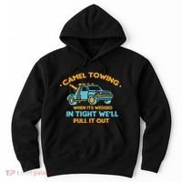 Camel Towing Successfully Pulling Out Tow Truck Hoodie thumb 0