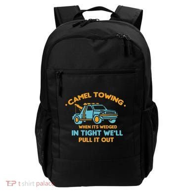 Camel Towing Successfully Pulling Out Tow Truck Backpack