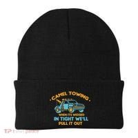 Camel Towing Successfully Pulling Out Tow Truck Beanie thumb 0