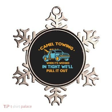 Camel Towing Successfully Pulling Out Tow Truck Ornament