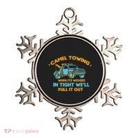 Camel Towing Successfully Pulling Out Tow Truck Ornament thumb 0
