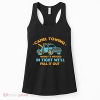 Camel Towing Successfully Pulling Out Tow Truck Women's Tank Top thumb 0