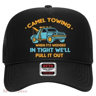Camel Towing Successfully Pulling Out Tow Truck Hat