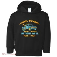 Camel Towing Successfully Pulling Out Tow Truck Toddler Hoodie thumb 0