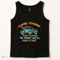 Camel Towing Successfully Pulling Out Tow Truck Tank Top thumb 2