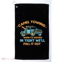 Camel Towing Successfully Pulling Out Tow Truck Golf Towel thumb 0