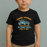 Camel Towing Successfully Pulling Out Tow Truck Toddler T-Shirt thumb 2
