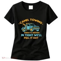 Camel Towing Successfully Pulling Out Tow Truck Women's T-Shirt thumb 0