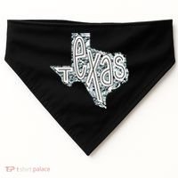 Camouflage Texas State Logo USA-Made Doggie Bandana thumb 0