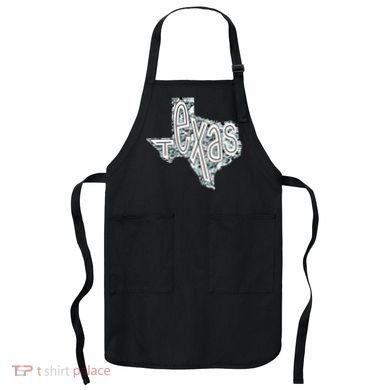 Camouflage Texas State Logo Apron