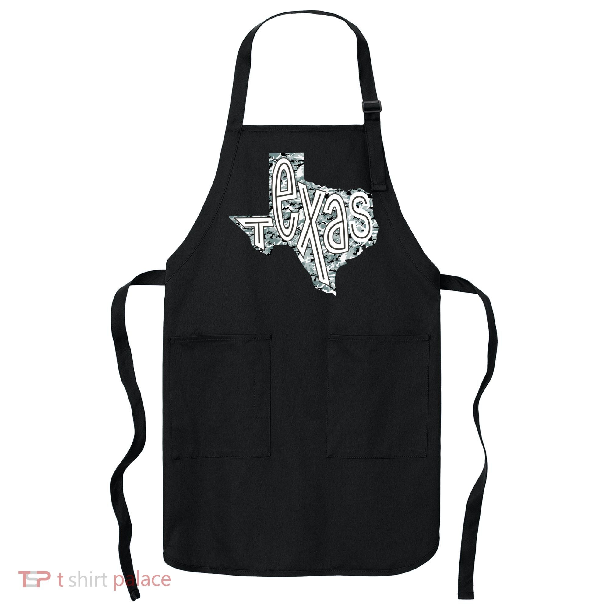 Camouflage Texas State Logo Apron