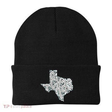 Camouflage Texas State Logo Beanie