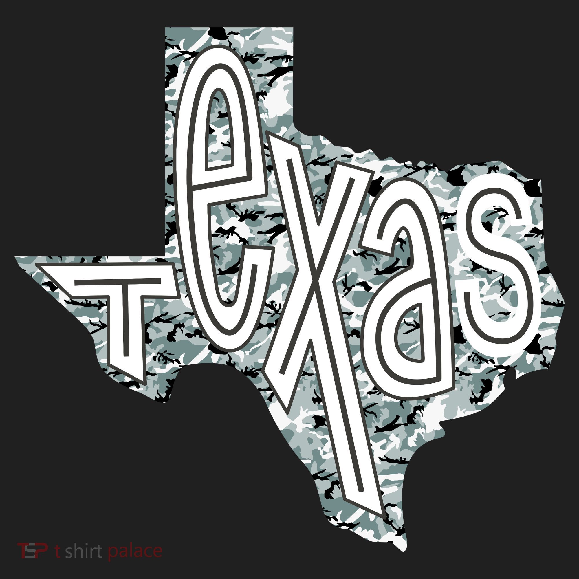 Camouflage Texas State Logo Beanie