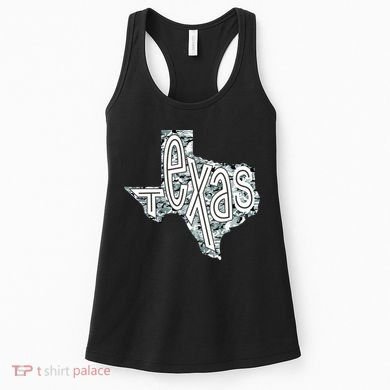 Camouflage Texas State Logo Women's Tank Top