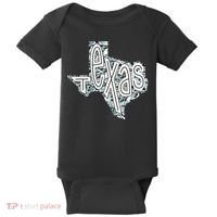 Camouflage Texas State Logo Baby Bodysuit thumb 0