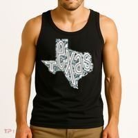 Camouflage Texas State Logo Tank Top thumb 3