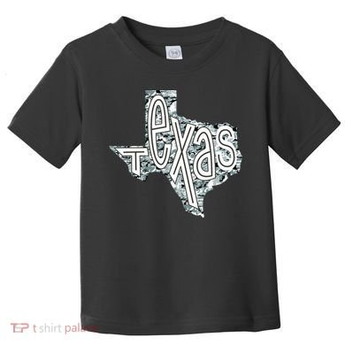 Camouflage Texas State Logo Toddler T-Shirt