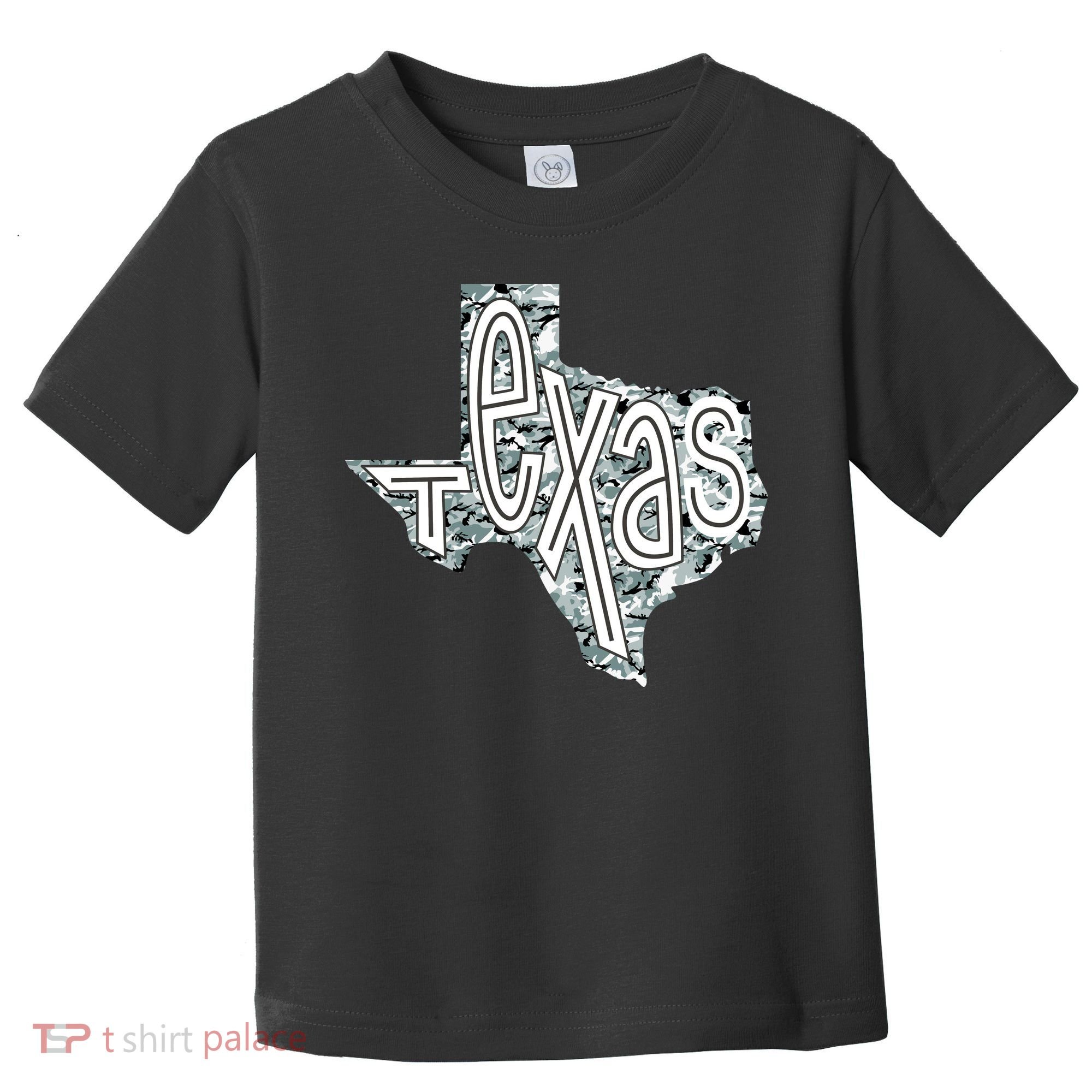 Camouflage Texas State Logo Toddler T-Shirt