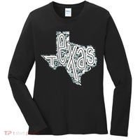 Camouflage Texas State Logo Women's Long Sleeve Shirt thumb 0