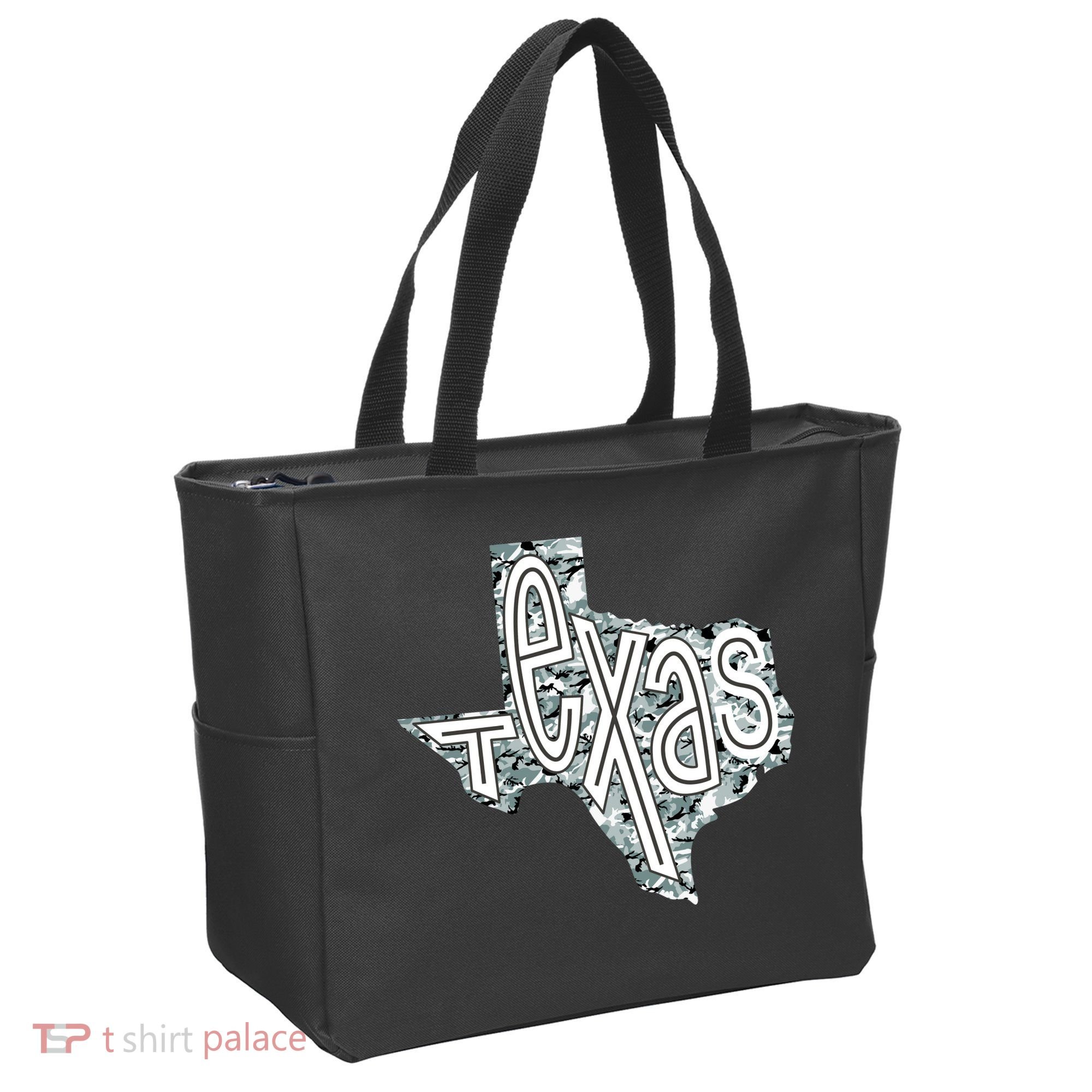 Camouflage Texas State Logo Tote Bag