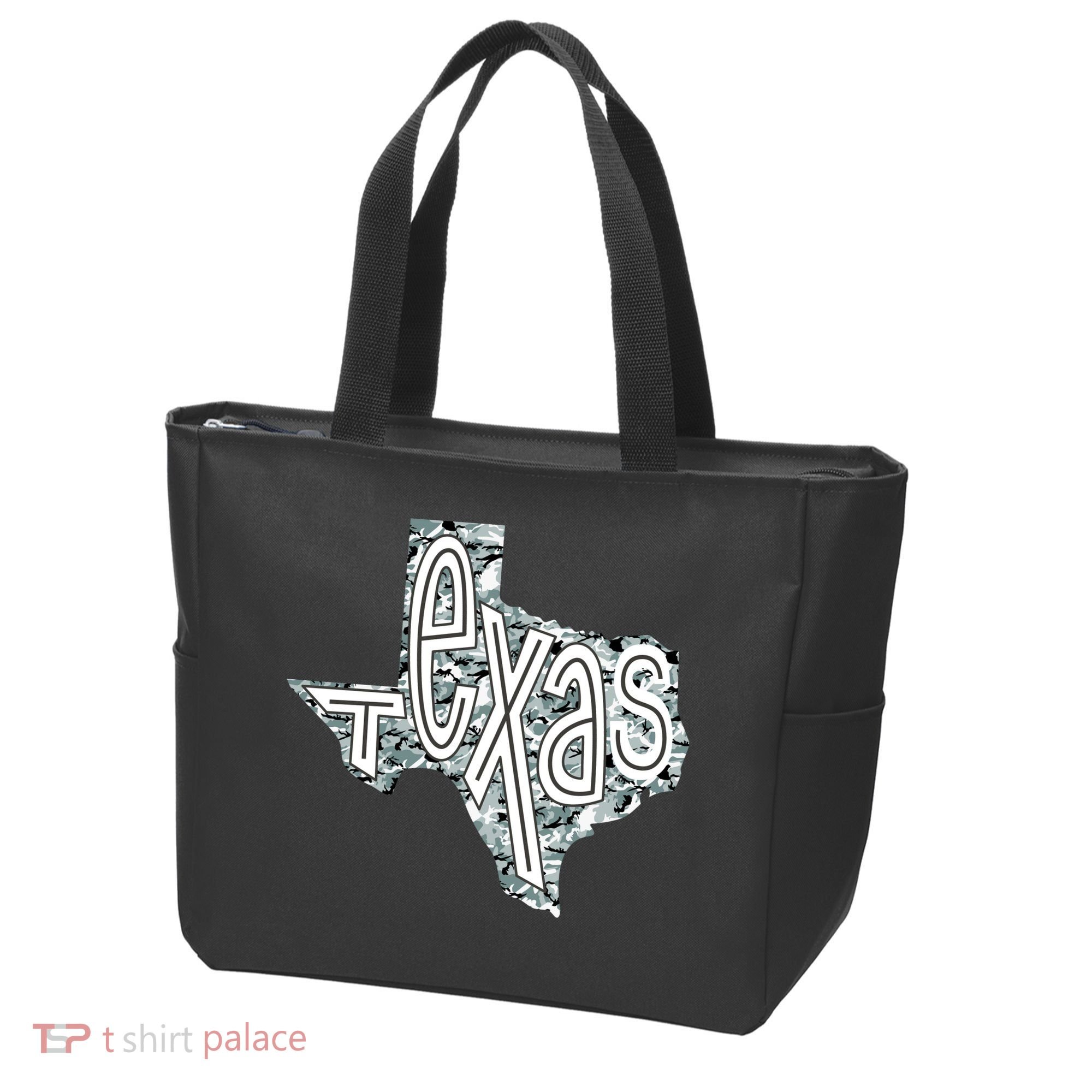 Camouflage Texas State Logo Tote Bag