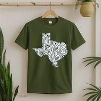 Camouflage Texas State Logo T-Shirt thumb 2