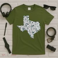 Camouflage Texas State Logo T-Shirt thumb 5