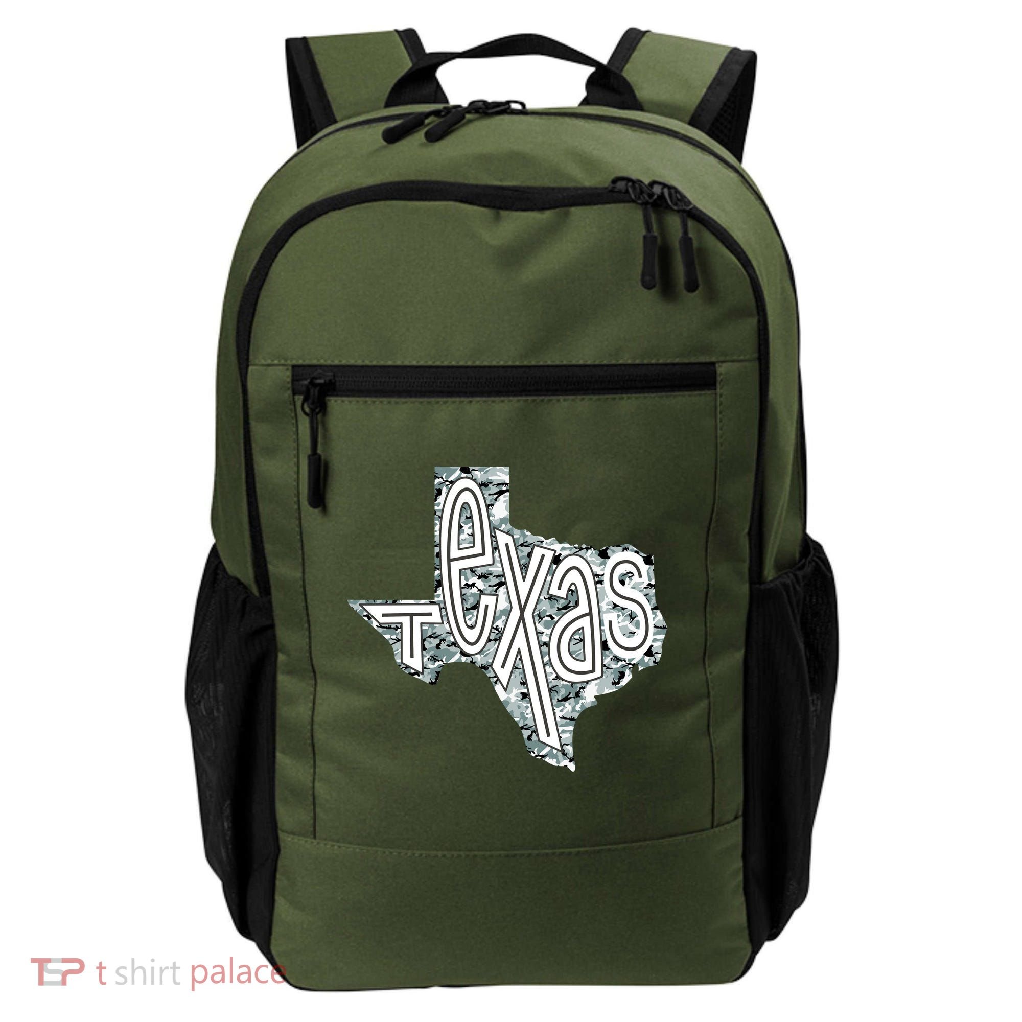 Camouflage Texas State Logo Backpack
