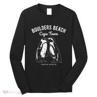 Cape Town South Africa Boulders Beach Penguin Long Sleeve Shirt thumb 0