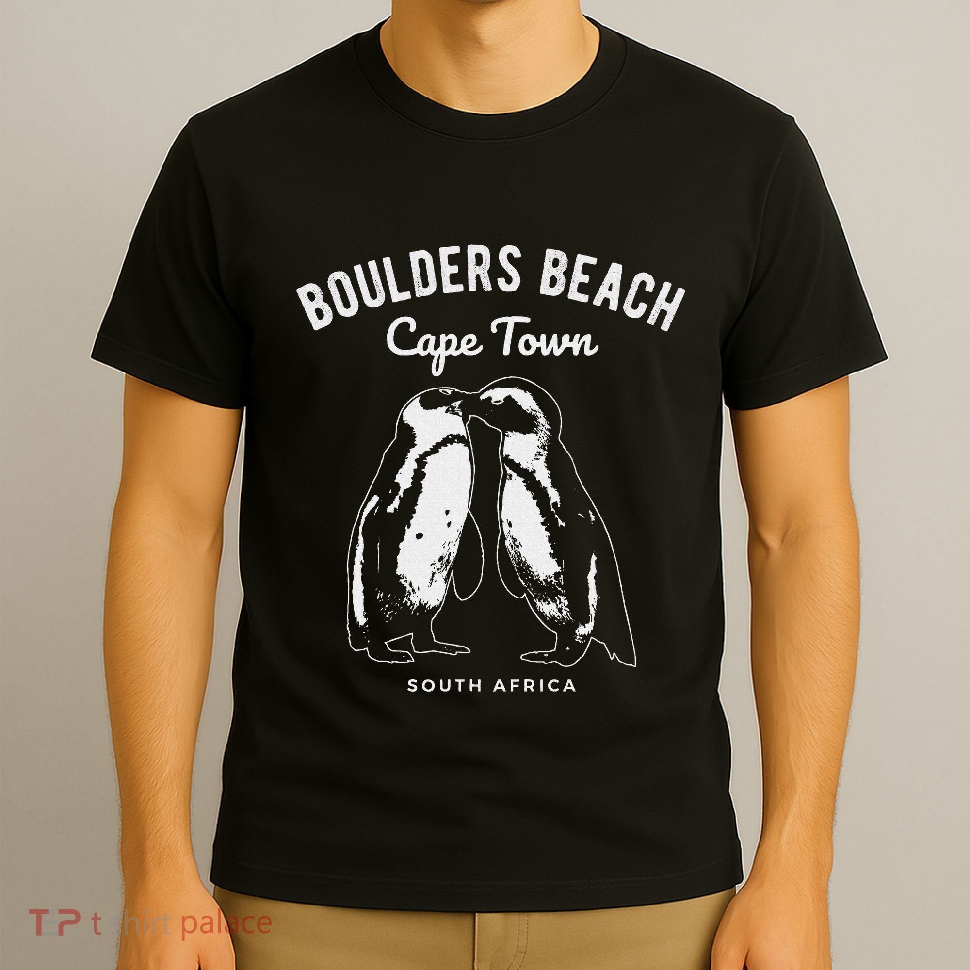 Cape Town South Africa Boulders Beach Penguin T-Shirt