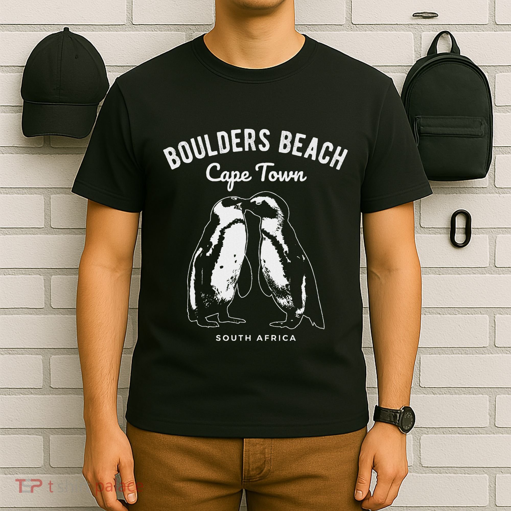 Cape Town South Africa Boulders Beach Penguin T-Shirt