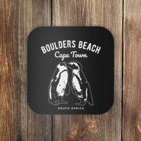 Cape Town South Africa Boulders Beach Penguin Coaster thumb 0