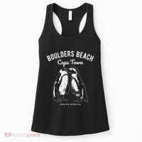 Cape Town South Africa Boulders Beach Penguin Women's Tank Top thumb 0
