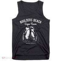 Cape Town South Africa Boulders Beach Penguin Tank Top thumb 0