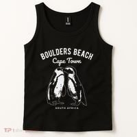 Cape Town South Africa Boulders Beach Penguin Tank Top thumb 2