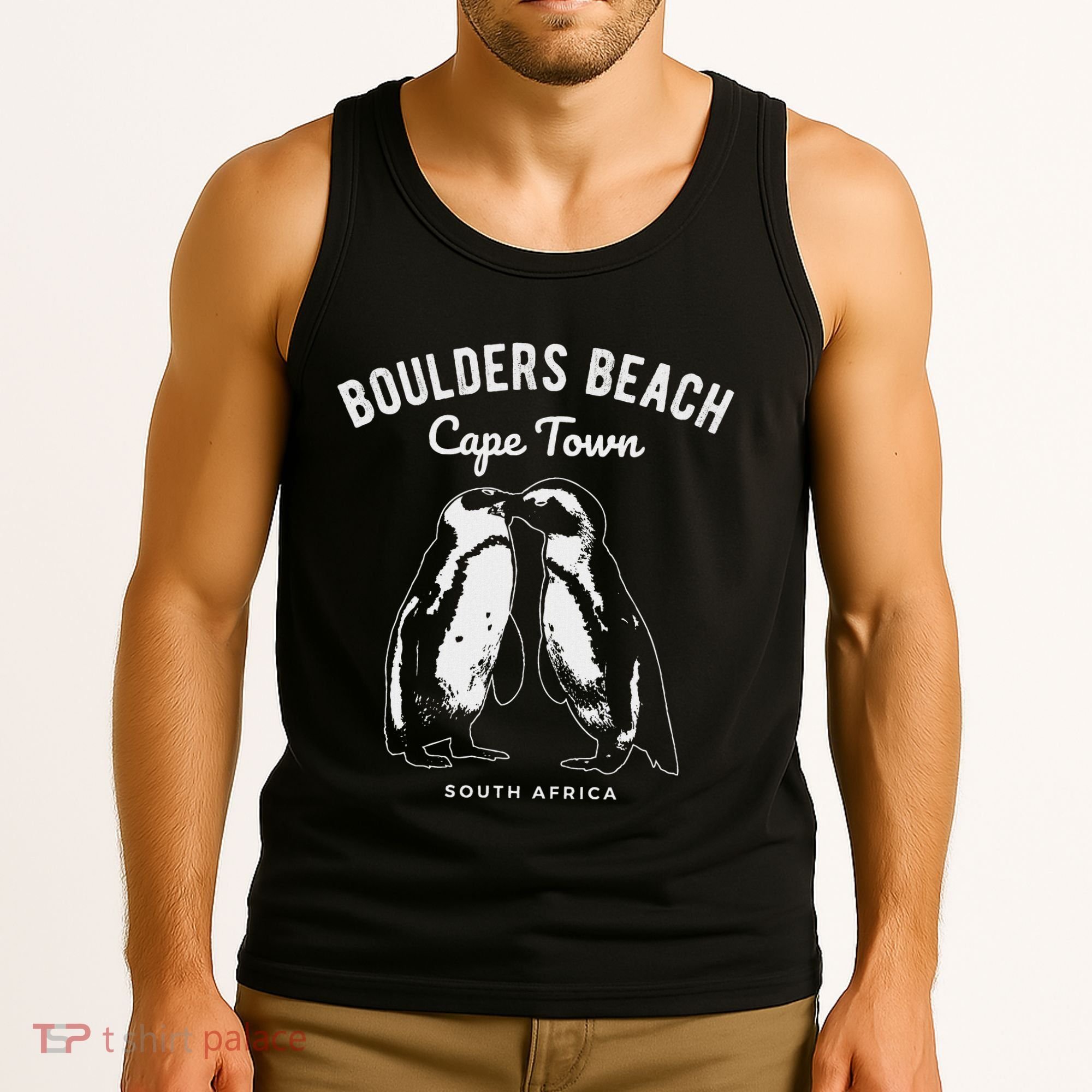 Cape Town South Africa Boulders Beach Penguin Tank Top