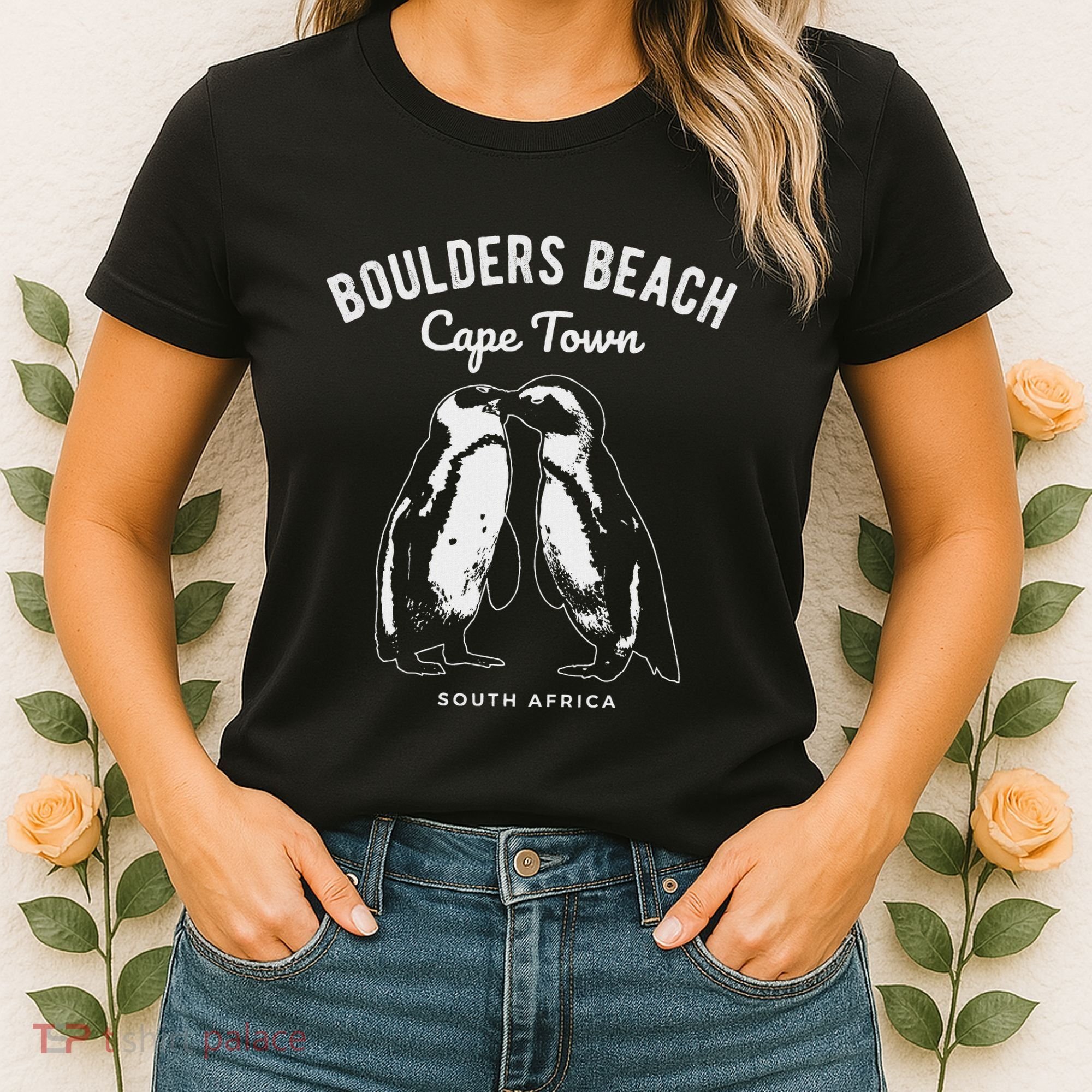 Cape Town South Africa Boulders Beach Penguin Women's T-Shirt