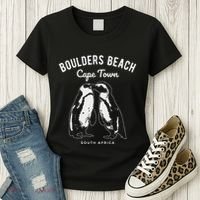 Cape Town South Africa Boulders Beach Penguin Women's T-Shirt thumb 3
