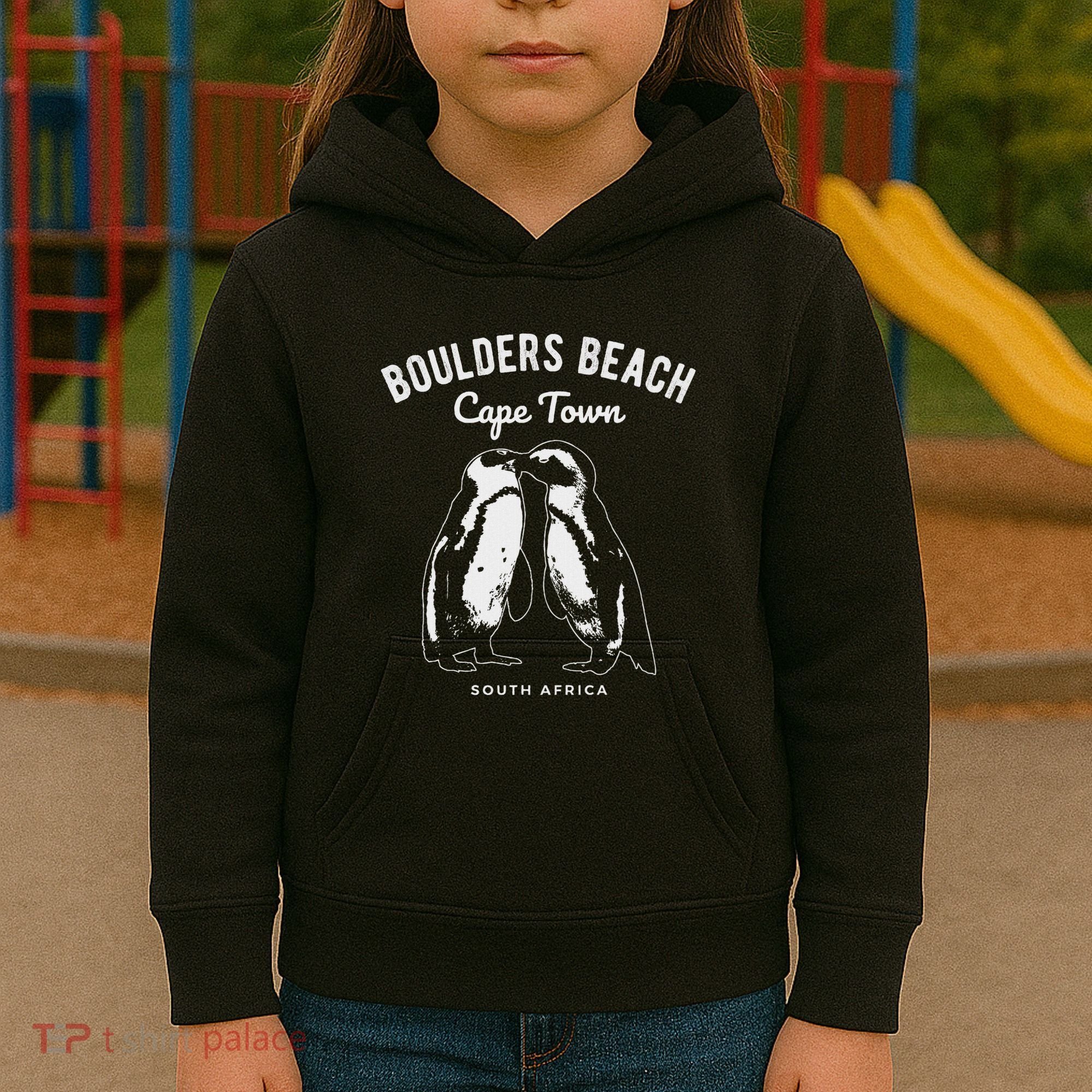 Cape Town South Africa Boulders Beach Penguin Kids Hoodie