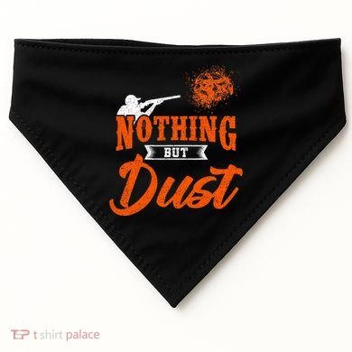 Clay Target Shooting Nothing But Dust Shoot Trap Skeet USA-Made Doggie Bandana