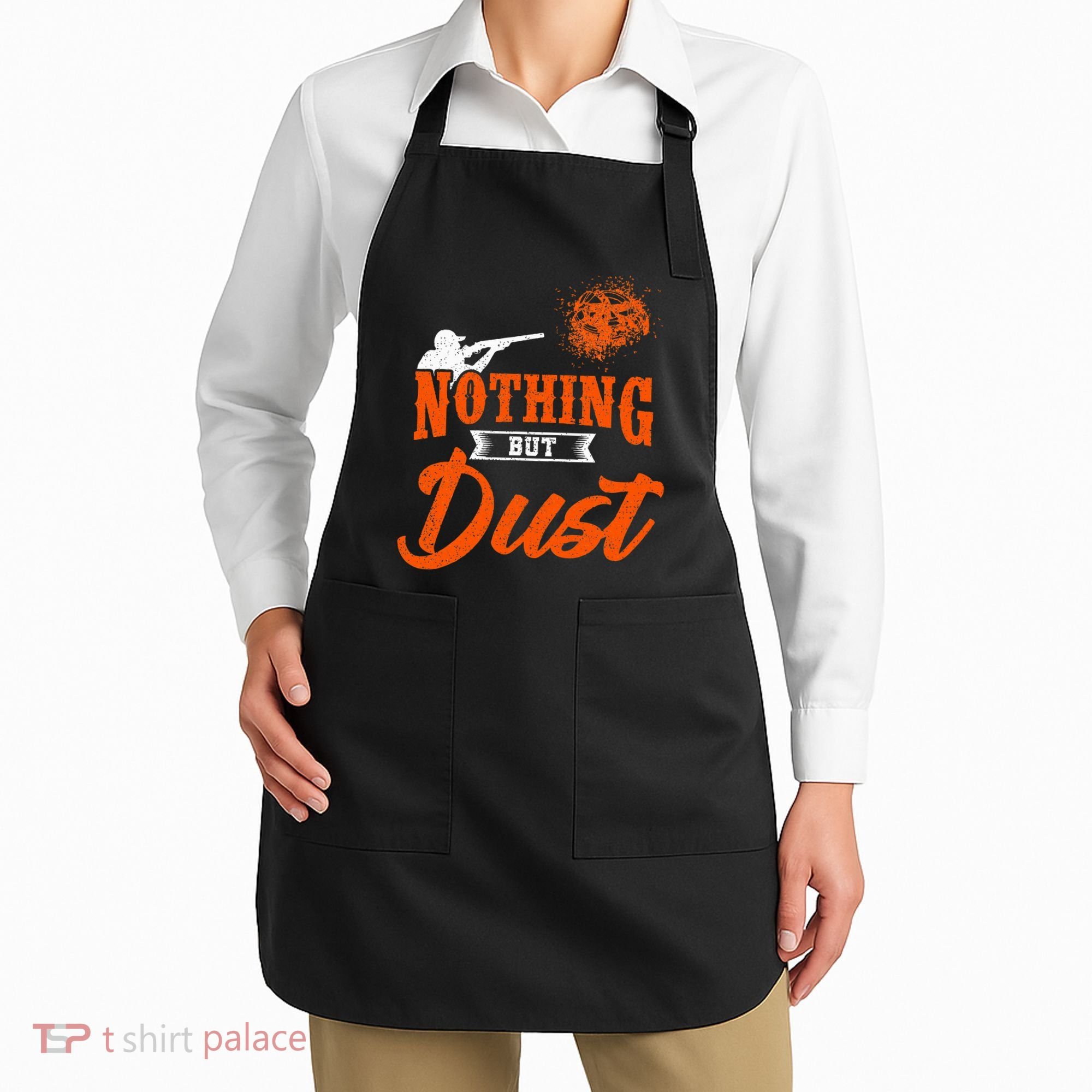 Clay Target Shooting Nothing But Dust Shoot Trap Skeet Apron